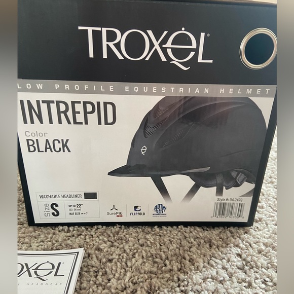 Troxel Helmet Size Small black New In Box - Picture 3 of 13